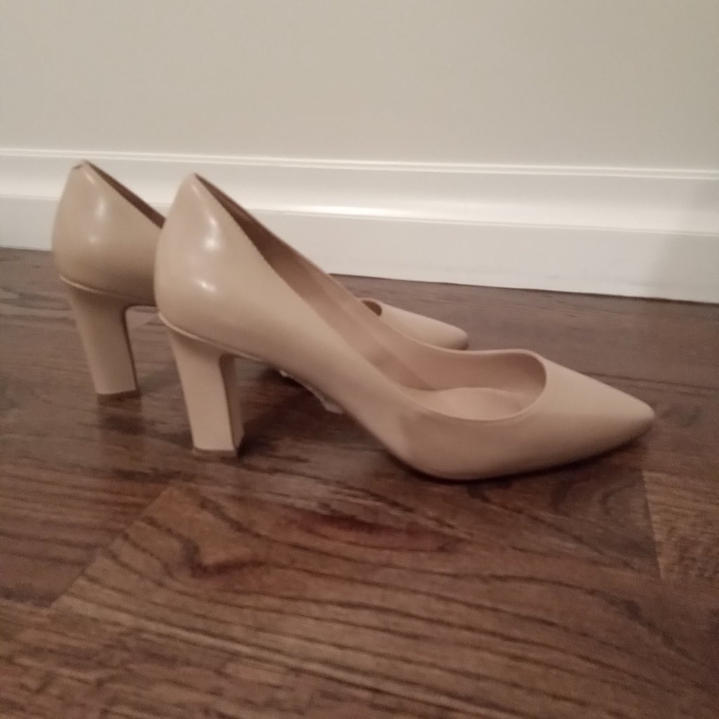 Cole Haan Mylah Heel Leather Pump 8.5 B Blush